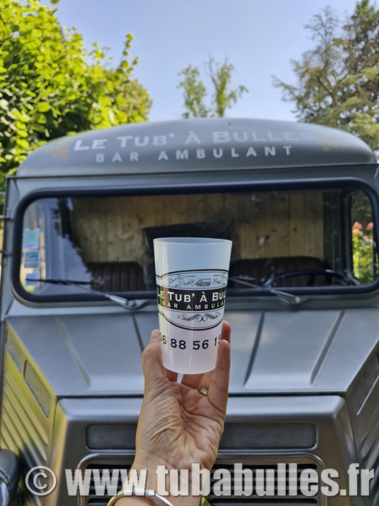 Le Tub'à bulles et son verre réutilisable